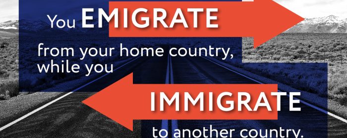 Emigrate, Immigrate有何区别，如何正确使用