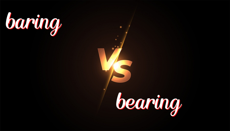 Understanding the Difference Between Baring and Bearing