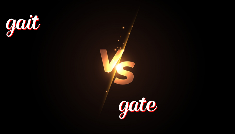 英語單詞gait 與 gate的區別