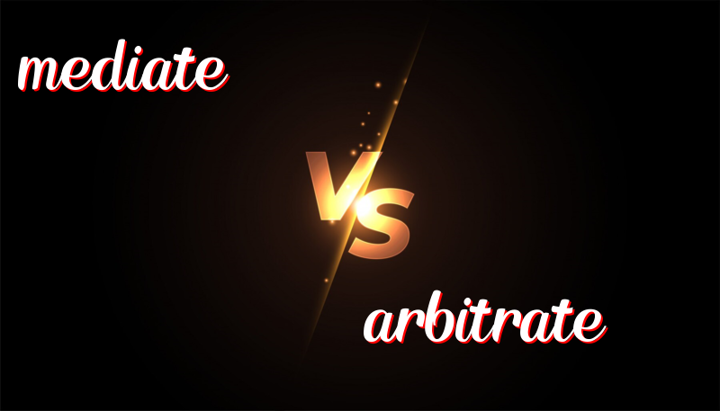 英語單詞mediate 與 arbitrate的區別