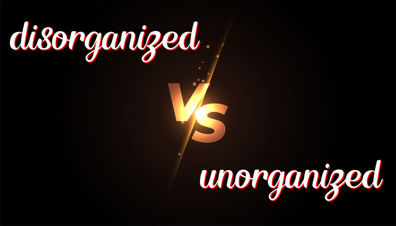 Understanding the Difference Between Disorganized and Unorganized