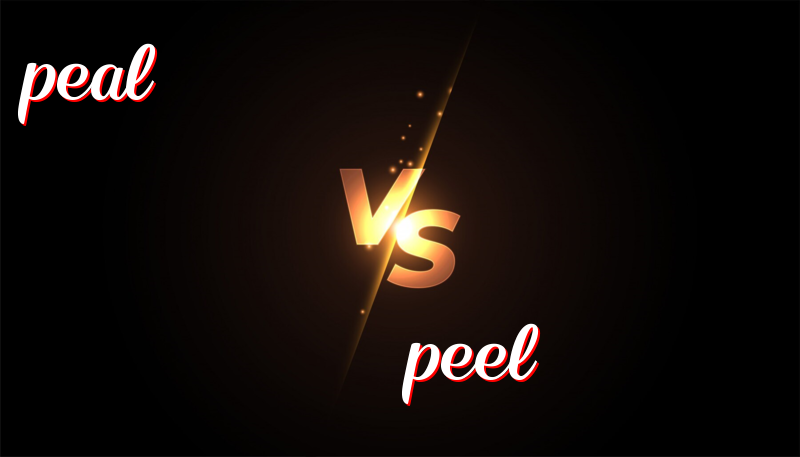 英語單詞Peal 與 Peel的區別