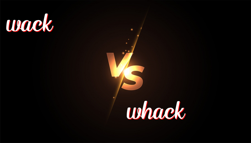 英語單詞Wack 與 Whack的區別