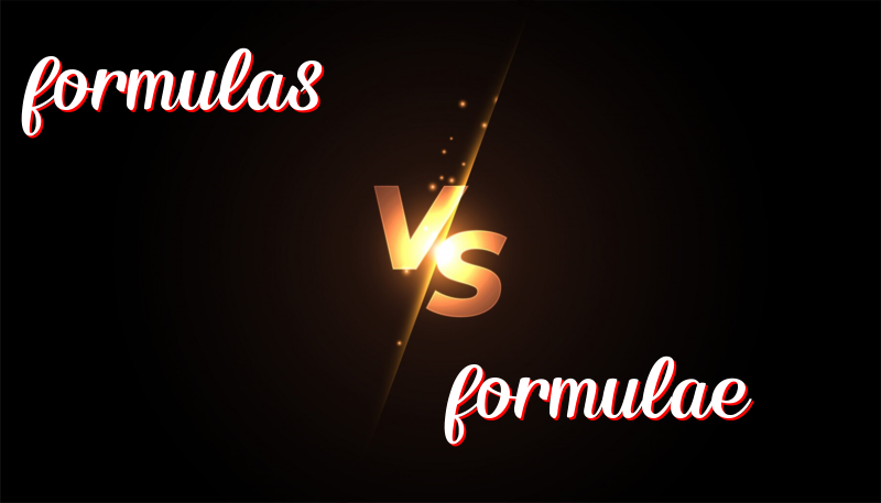 Formula Fun: To “S” Or Not To “E”