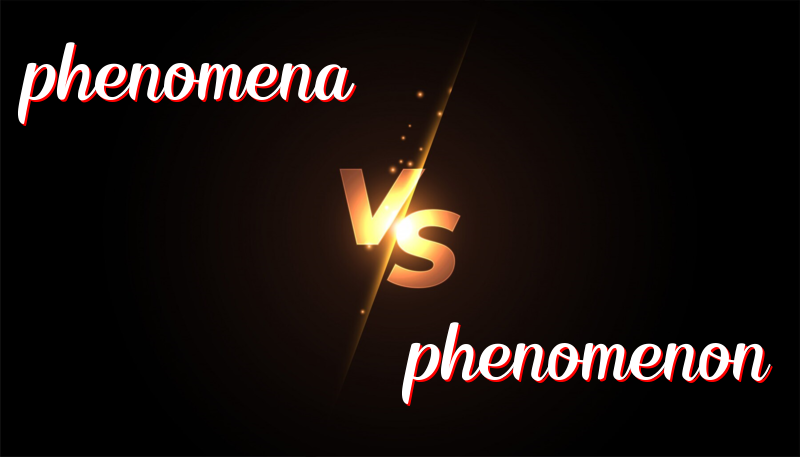 英語單詞Phenomena 與 Phenomenon的區別