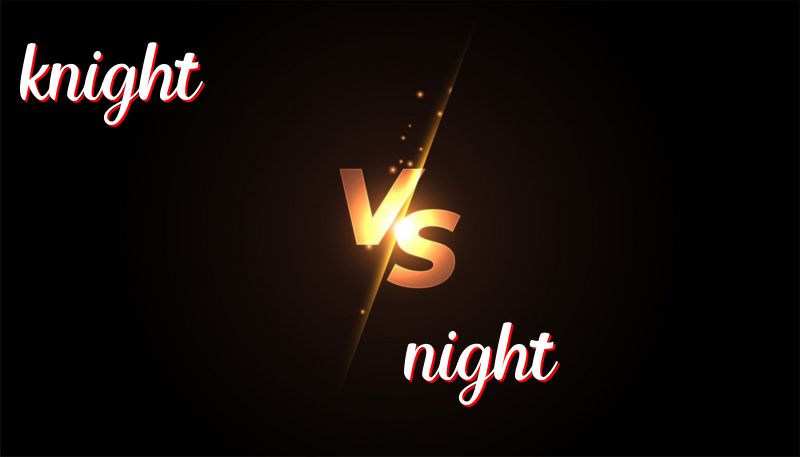 A Tale of Two Homophones: Knight vs. Nighty-Night