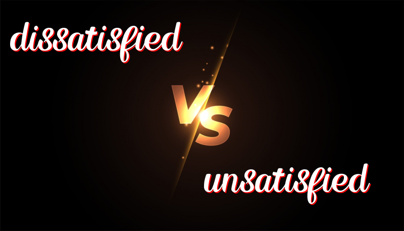 Clarifying Vocabulary: The Distinction Between Dissatisfied and Unsatisfied