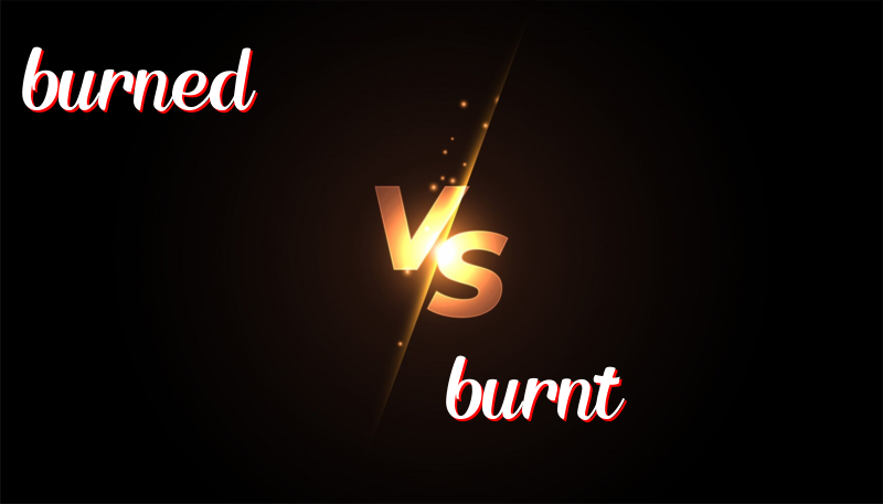 Understanding the Usage and Distinctiveness of “Burned” versus “Burnt”