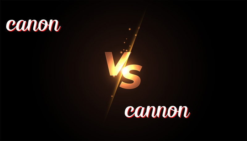 Understanding the Difference Between Canon and Cannon