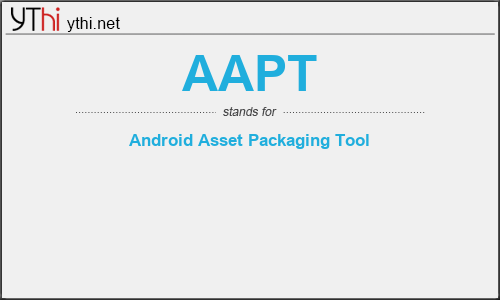 What does AAPT mean? What is the full form of AAPT?