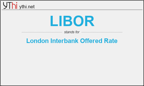 What does LIBOR mean? What is the full form of LIBOR?