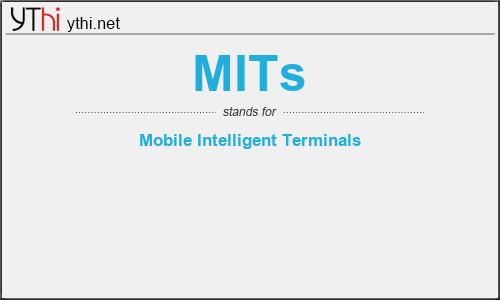What does MITS mean? What is the full form of MITS?