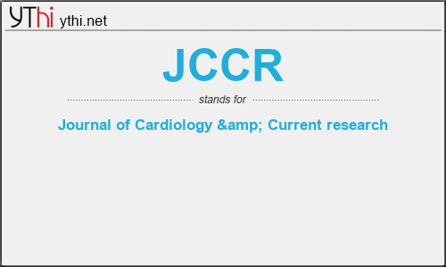 What does JCCR mean? What is the full form of JCCR?