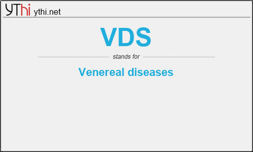 What does VDS mean? What is the full form of VDS?