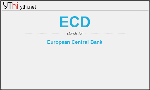 What does ECD mean? What is the full form of ECD?