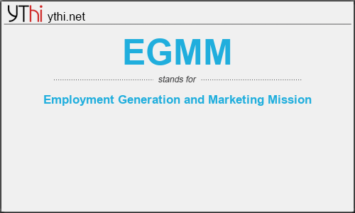 What does EGMM mean? What is the full form of EGMM?