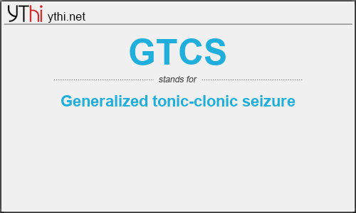What does GTCS mean? What is the full form of GTCS?