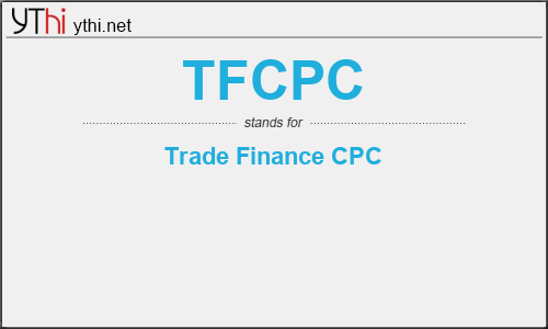 What does TFCPC mean? What is the full form of TFCPC?