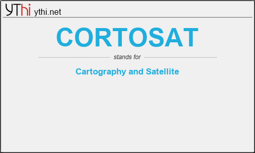 What does CORTOSAT mean? What is the full form of CORTOSAT?