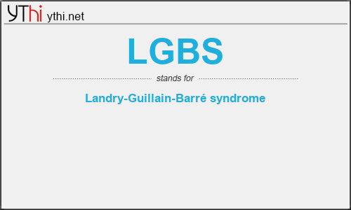 What does LGBS mean? What is the full form of LGBS?