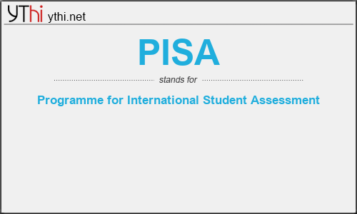 What does PISA mean? What is the full form of PISA?