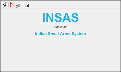 What does INSAS mean? What is the full form of INSAS?