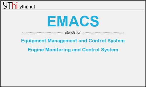 What does EMACS mean? What is the full form of EMACS?