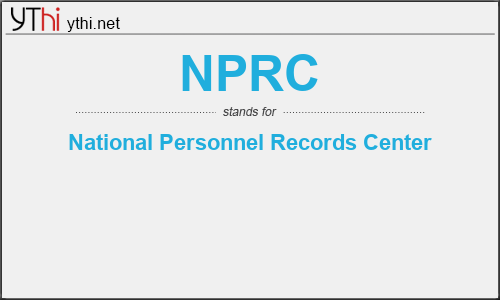 What does NPRC mean? What is the full form of NPRC?