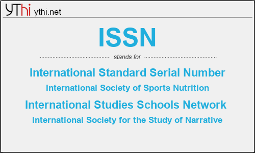 What does ISSN mean? What is the full form of ISSN?