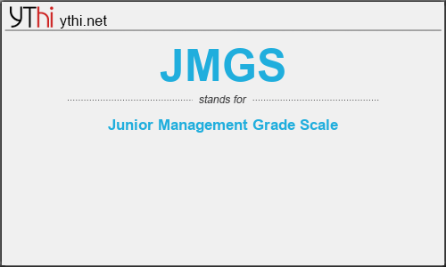 What does JMGS mean? What is the full form of JMGS?