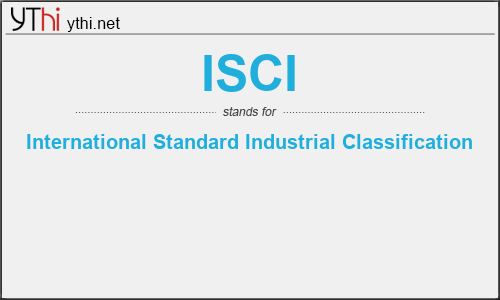 What does ISCI mean? What is the full form of ISCI?