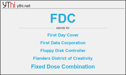 What does FDC mean? What is the full form of FDC?