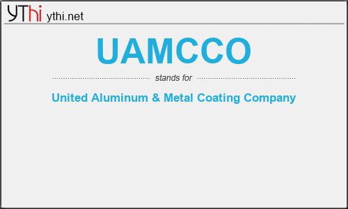 What does UAMCCO mean? What is the full form of UAMCCO?