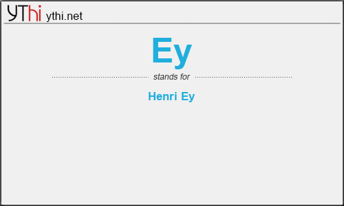 What does EY mean? What is the full form of EY?