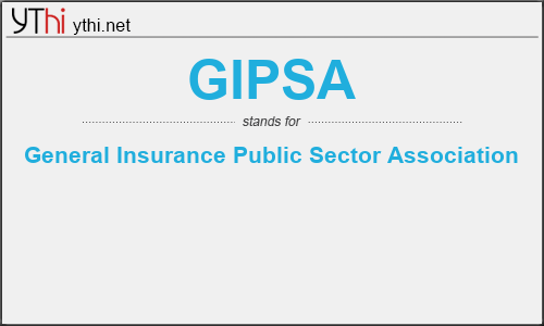 What does GIPSA mean? What is the full form of GIPSA?
