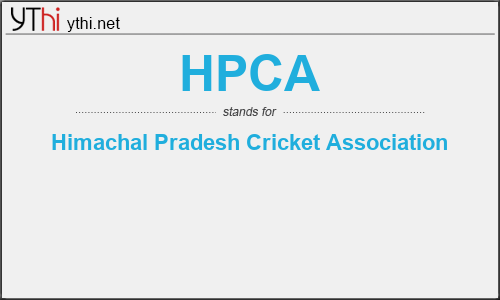 What does HPCA mean? What is the full form of HPCA?