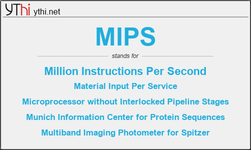 What does MIPS mean? What is the full form of MIPS?