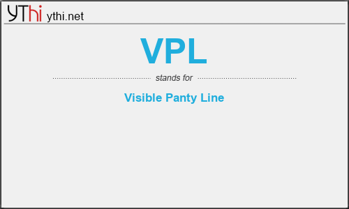 What does VPL mean? What is the full form of VPL? » English  Abbreviations&Acronyms » YThi