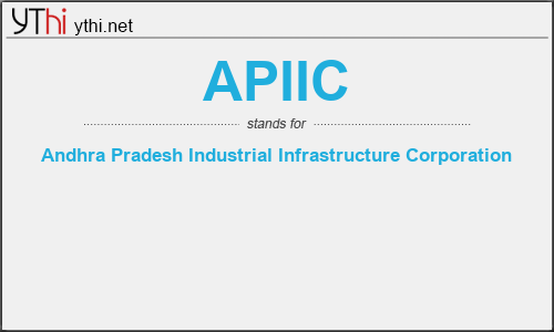 What does APIIC mean? What is the full form of APIIC?