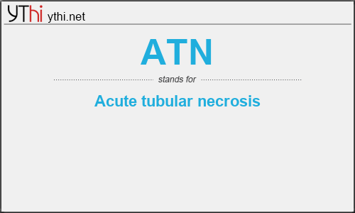 What does ATN mean? What is the full form of ATN?