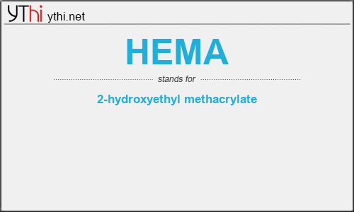 What does HEMA mean? What is the full form of HEMA?