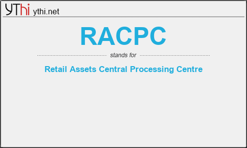 What does RACPC mean? What is the full form of RACPC?