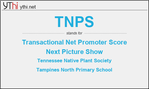 What does TNPS mean? What is the full form of TNPS?