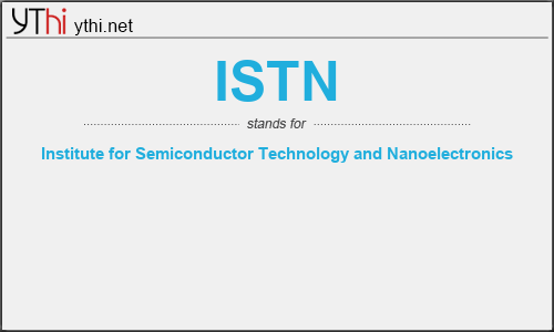 What does ISTN mean? What is the full form of ISTN?