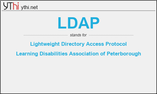 What does LDAP mean? What is the full form of LDAP?