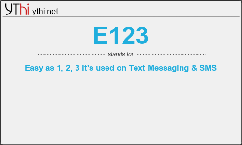 What does E123 mean? What is the full form of E123?