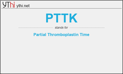 What does PTTK mean? What is the full form of PTTK?