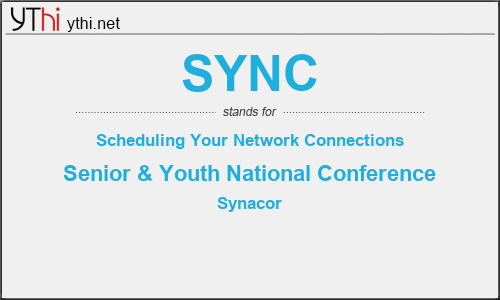 What does SYNC mean? What is the full form of SYNC?