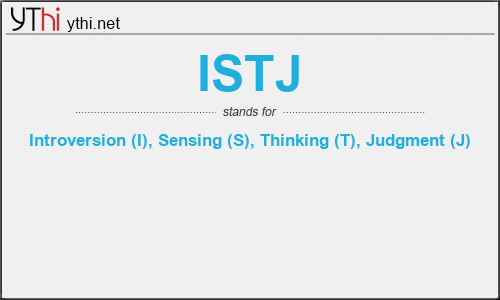 What does ISTJ mean? What is the full form of ISTJ?