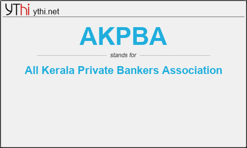 What does AKPBA mean? What is the full form of AKPBA?